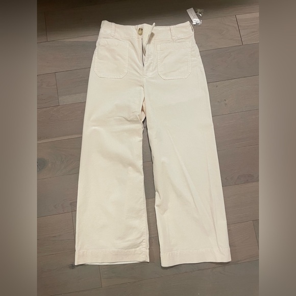 Anthropologie The Colette Cropped Wide-Leg Corduroy Pants by Maeve - Picture 2 of 6